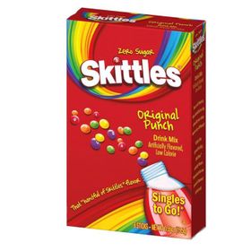 Skittles Zero Sugar Original Punch, mélange pour boisson (15,5 g)