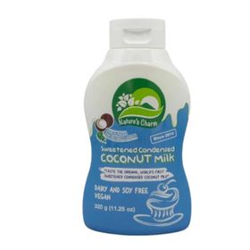 Bouteille de lait de coco condensé sucré Nature's Charm (320 g)