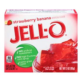 Jell-O Fraise/Banane (3 oz/85 g)