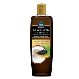 Huile capillaire Parachute Advansed aux graines noires et au henné (200 ml)