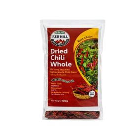 Piments rouges séchés entiers Red Hill (100 g)