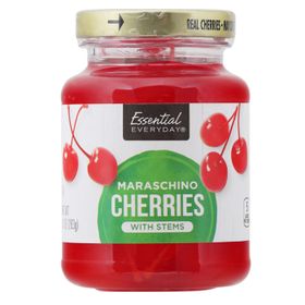 Cerises au marasquin Essential Everyday avec queue (10 oz/283 g)