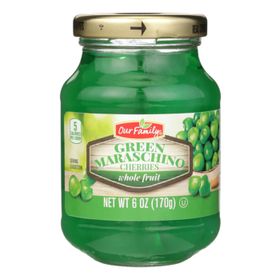 Promo Cerises au marasquin vertes (170 g)