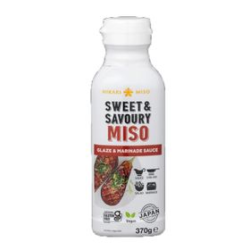 Hikari Miso Sauce miso sucrée-salée pour glacer et mariner (370 g)