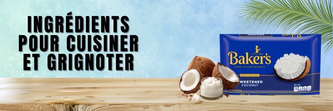 Ingrédients pour cuisiner et grignoter