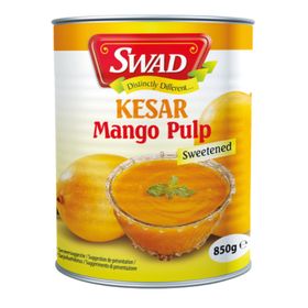 Swad Kesar : Pulpe de mangue sucrée (450 g)