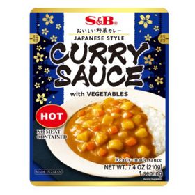 S&amp;B ; Sauce au curry avec légumes épicée (210 g)