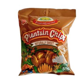 Chips de banane plantain sucrées Tropical Gourmet (85 g)