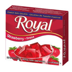 Gélatine royale à la fraise (2,8 oz/80 g)