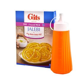 Mélange Jalebi Gits avec bouteille de préparation (100 g)