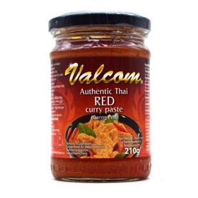 Pâte de curry rouge Valcom (210 g)