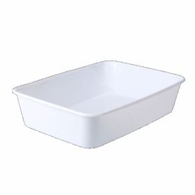 Boîte micro-ondes blanche en PP (boîte d&#x27;un kilo) série 173, 500 ml (50 pièces)