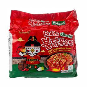 Nouilles instantanées Samyang Hot Chicken Kimchi (5 x 135 g)