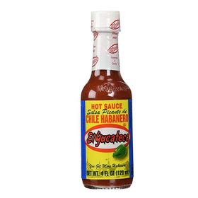 Sauce piquante rouge au piment habanero « El Yucateco » (4 oz / 120 ml)