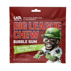 Big League Chew - Sachet de bonbons à la cerise acidulée (60 g)