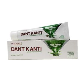 Dentifrice Patanjali Dant Kanti Aloe Power Gel (150 g)