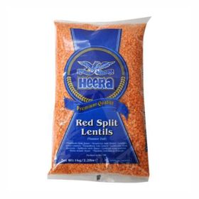 Lentilles rouges Heera (Masoor Dall) cassées (2 kg)