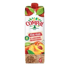 Compal Peach (Pessego) (Tetra) (1 L)