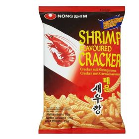 Crackers Nongshim à la crevette, piquants et épicés (75 g)