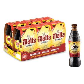 Guinness Malta (bouteille en verre) 4 x (300 ml)