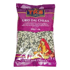 TRS Urid Dal Chilka/Haricots Urid coupés en deux (500 g)