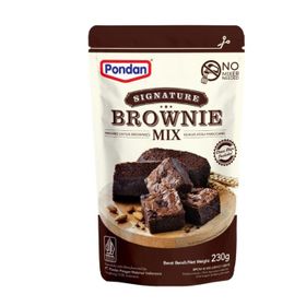 Sachet de préparation pour gâteau brownie chiffon Pondan (230 g)