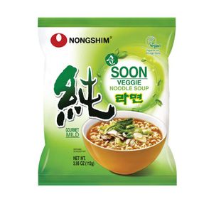 Soupe de nouilles instantanées Nongshim « Soon Veggie Ramyun » (112 g)