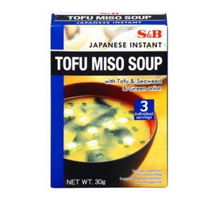 S&B ; Soupe instantanée au tofu et au miso (30 g)