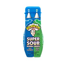 Warheads Super Sour Double Drops Liquide Saveurs Assorties (1,01 oz/30 ml)
