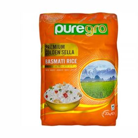 Riz basmati Puregro Golden Sella (20 kg)