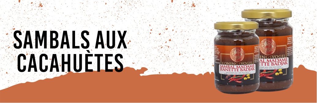 Sambals aux cacahuètes