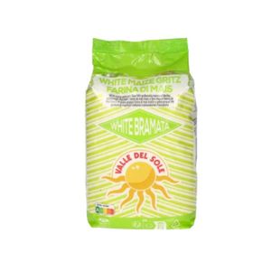 Valle Del Sole White Bramata, semoule de maïs blanche (1 kg)