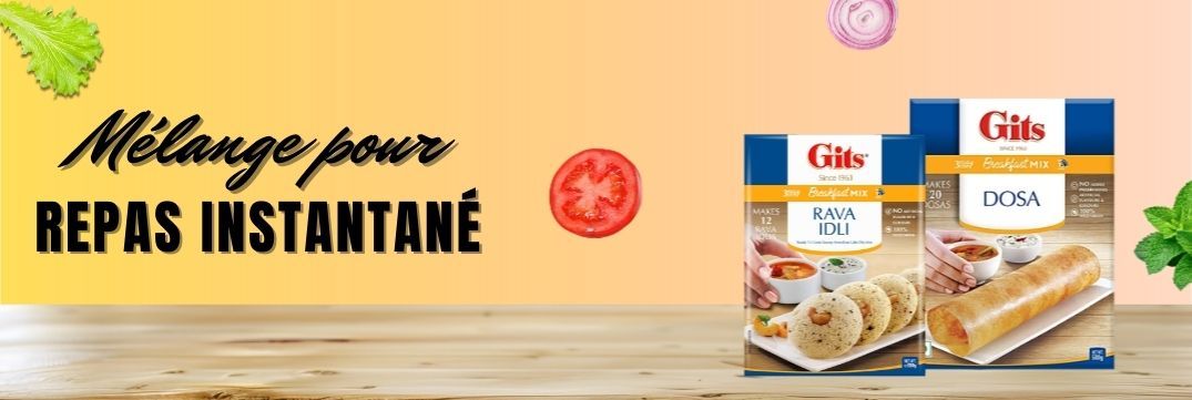 Mélange pour repas instantané