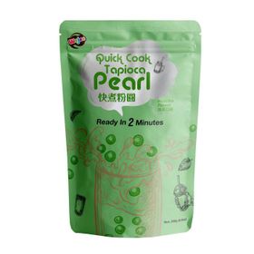 Wejee Perles de tapioca Quick Cook, saveur matcha (250 g)