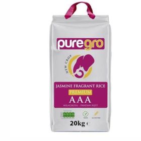 Riz parfumé au jasmin Puregro AAA Premium (20 kg)