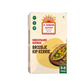Nandan Surinami Boemboe : Petit pain au poulet au curry (70 g)