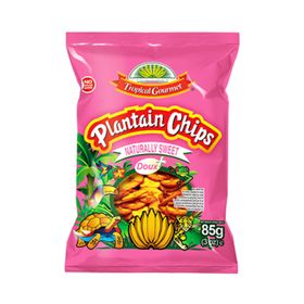Chips de banane plantain extra sucrées Tropical Gourmet (85 g)