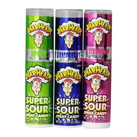 Bonbons Warheads Super Sour Spray, assortiment de saveurs (20 ml)