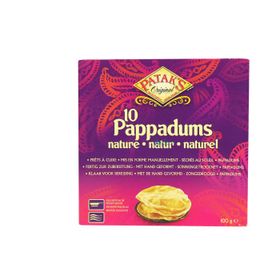 Pappadums nature Patak's 15 cm (100 g)