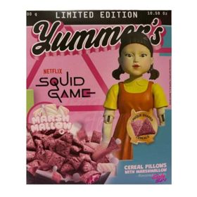 Céréales Yummer&#x27;s Squid Game Marshmallow Pillow (300 g)