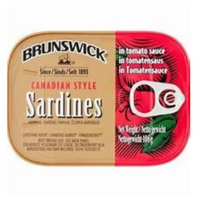 Sardines Brunswick à la sauce tomate (106 g)