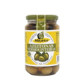Macarico Azeitonas verde inteiras/Olives vertes avec noyau (350 g)