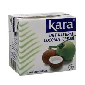 Crème de coco Kara UHT 24 % de matières grasses (500 ml)