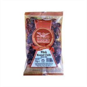 Piments ronds Heera entiers (50 g)