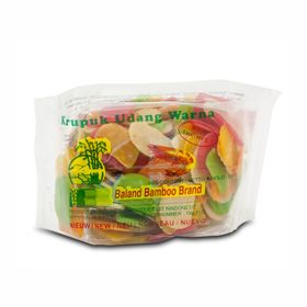 Baland Bamboo Krupuk Udang Warna - Crackers aux crevettes (250 g)