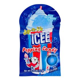 Bonbons pétillants Koko&#x27;s Icee avec sucettes, saveurs assorties (15 g)