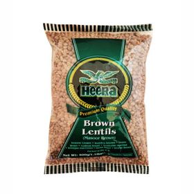 Lentilles entières Heera Masoor brunes (500 g)