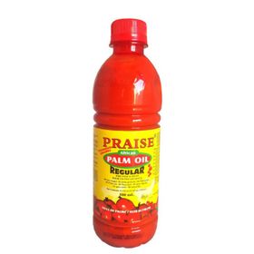 Praise Huile de palme rouge africaine (500 ml)