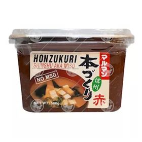 Pâte de miso rouge Honzukuri (foncée) (500 g)