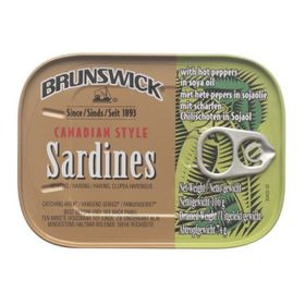 Sardines Brunswick aux piments forts (106 g)